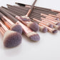 YT Beauty 16 PCS makeup brush set Champagne makeup foundation brush