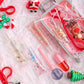 YT Beauty Christmas Gift NEW lip gloss care set mini luggage case key chain hanging